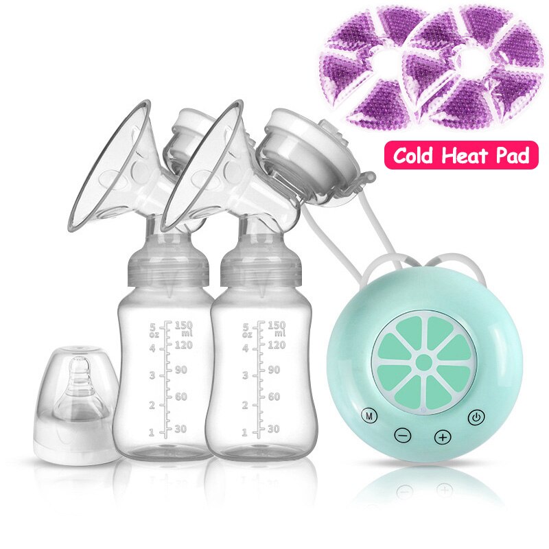 Real Bubee Enkele/Dubbele Elektrische Borstkolf Met Melk Fles Baby Usb Bpa Gratis Krachtige Borst Pompen Baby Borst voeden: 8