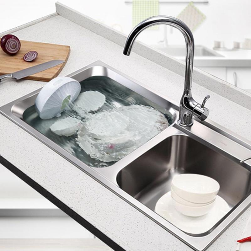 Mini ultralyds opvaskemaskine usb genopladeligt højt vandtryk frugt grøntsags vaskemaskine renere køkken opvaskemaskine