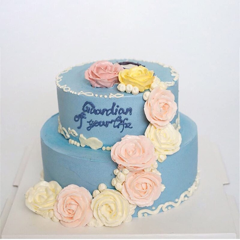 5 pcs Rose Piping Nozzle Set Cake Decorating Tools Flower Piping Tip For Beginners Icing Nozzles Frosting Tips 0072