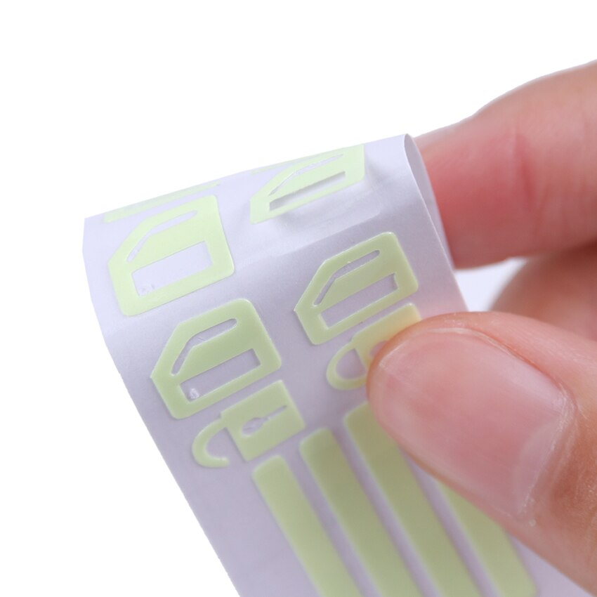 Window Button Luminous Sticker Auto Door Windows Button Prompt Sticker Car Styling Car Door Window Lift Prompt Sticker