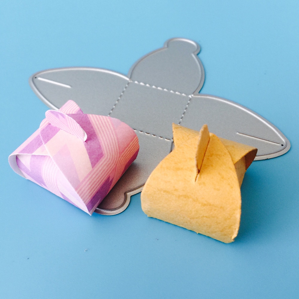 Tiny Curvy Keepsake Girt Box metal cutting Dies Scrapbooking Steel Craft Die Cuts paper art emboss Card making Stencil