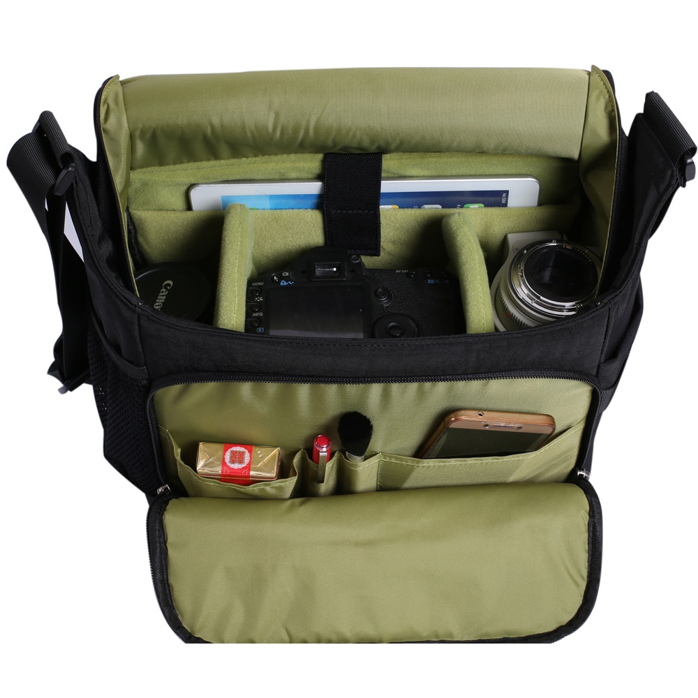 Waterdichte cameratas, schoudertas, messengertas, fototas voor canon, nikon, sony dslr, outdoor digitale cameratas