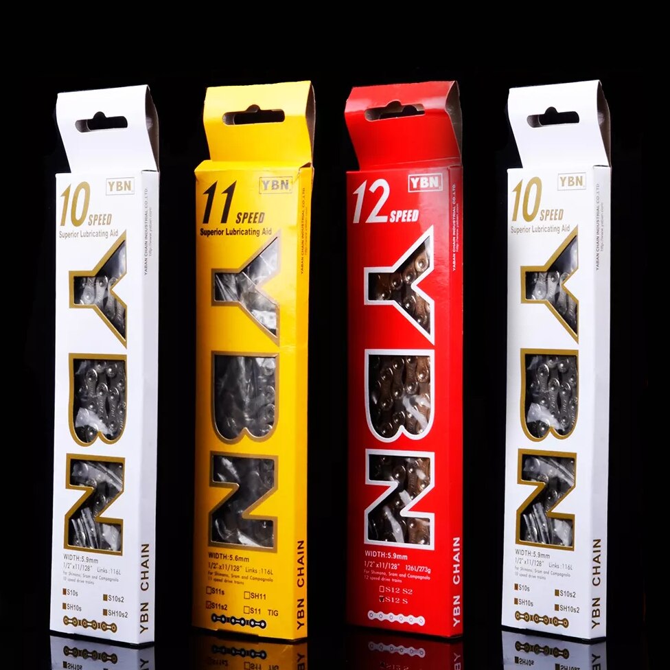 Freies YBN X12L x10 x10sl x9sl x11sl fahrrad kette 9 10 11s gold mountain road bike sram SHIMANO 116 länge fahrrad kette
