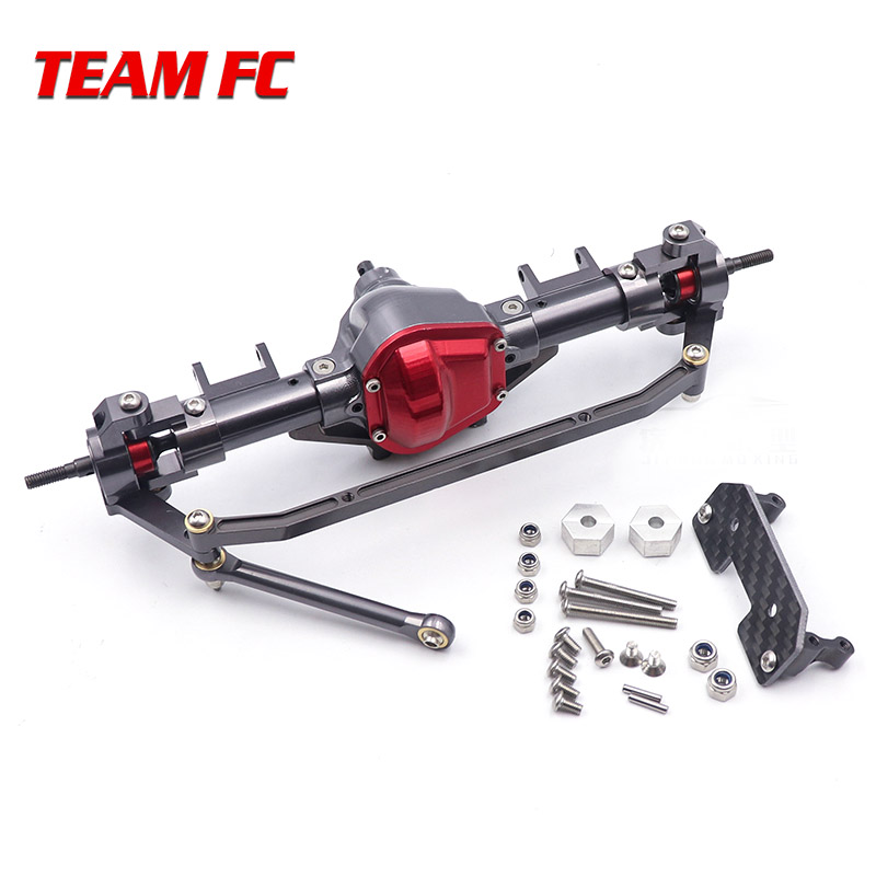 1Set 1/10 Rc Auto Komplette Legierung CNC Metall Vorder-Und Hinterachse Mit Arm CNC Gefräste Für 1:10 Rc crawler AXIAL SCX10 RC4WD S242: Front Axle