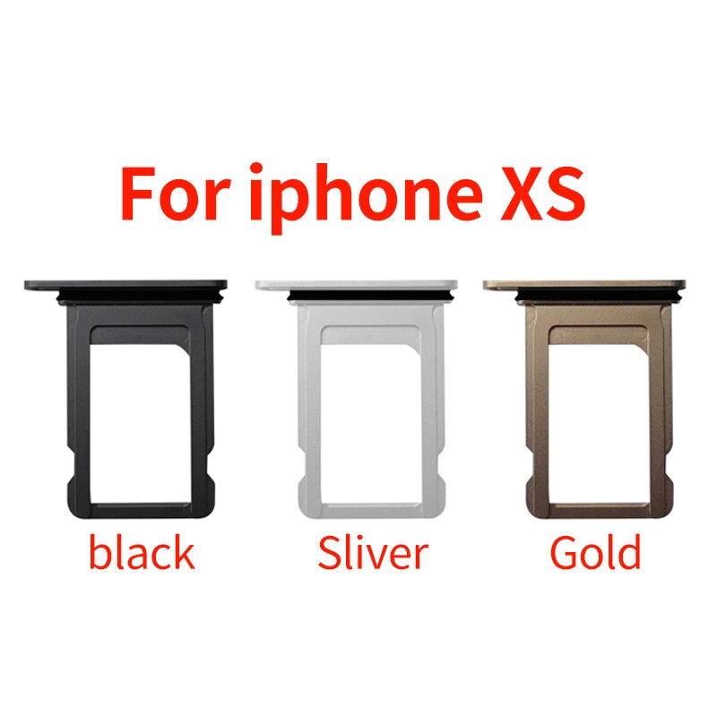 For Iphone X XR XS Max SIM Card Holder Slot Tray Container Adapter Eject Tools Mobile Phone Accessories