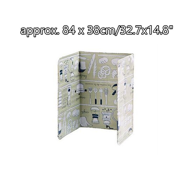 Kitchen Gas Stove Baffle Plate Aluminum Foil Insulation Board Insulation Oil Proof Cooking Grease Splash Baffle Kichen Tool: Type 3-2