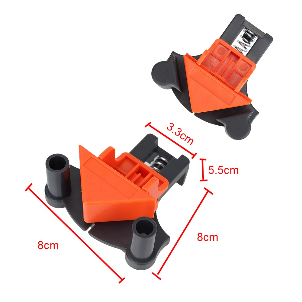 DIY Corner Fixture Mate Right Angle Clamp Picture Frame Corner Clip 60/90/120 Degree Woodworking Clamp Hand Fixing Clips