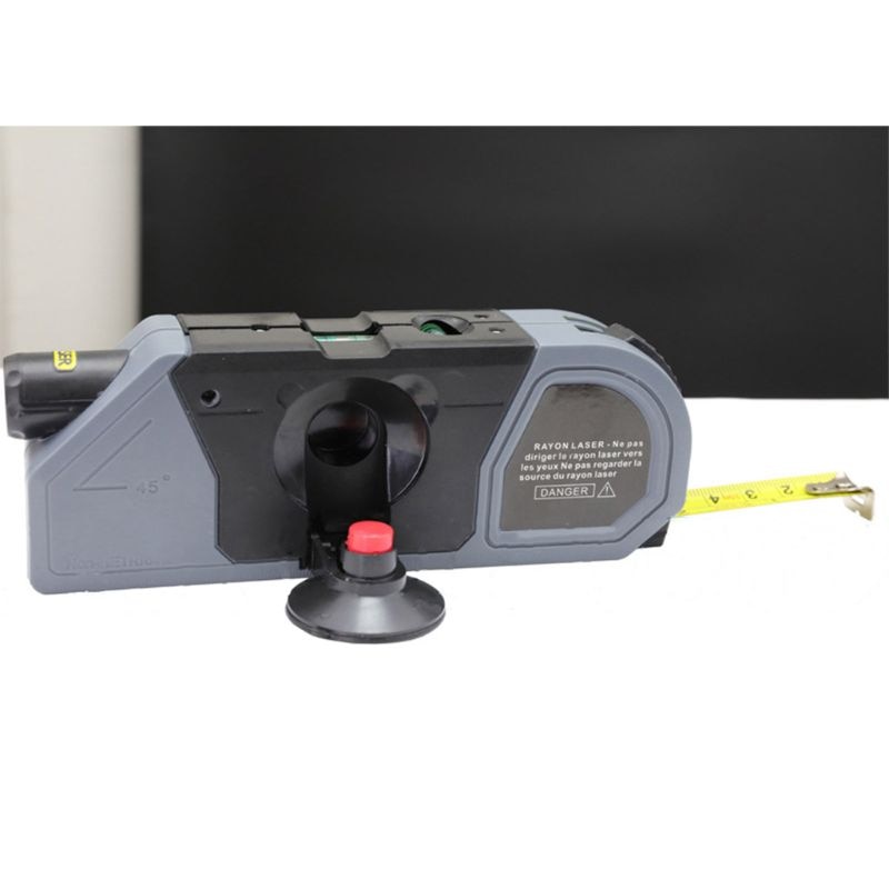 Multifunctional Digital Display Tape Messure Level Instrument Measuring Tool with Calculator and Suction Cup Engineering Tool