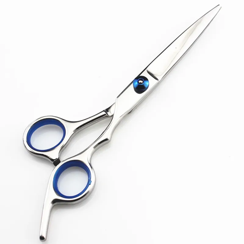 6.0 inch 4cr hair scissors cutting barber makas hair scissor salon scisors thinning shears hairdressing scissors: Red