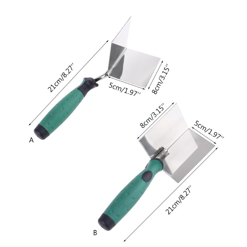 Drywall Inside & Outside Corner Tool Flexes 90 degree Corner Mudding Finish Tool 35ED