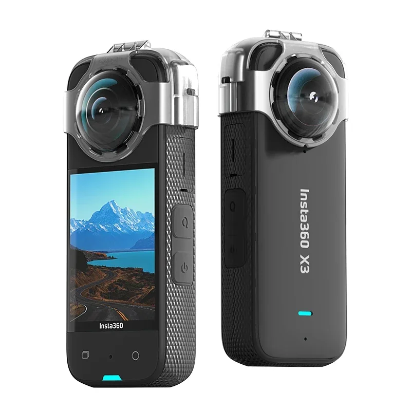 Anti-condens opklikbare lensbeschermer voor Insta360X3 Eenvoudige demontage en montage Insta360 actiecamera-accessoires