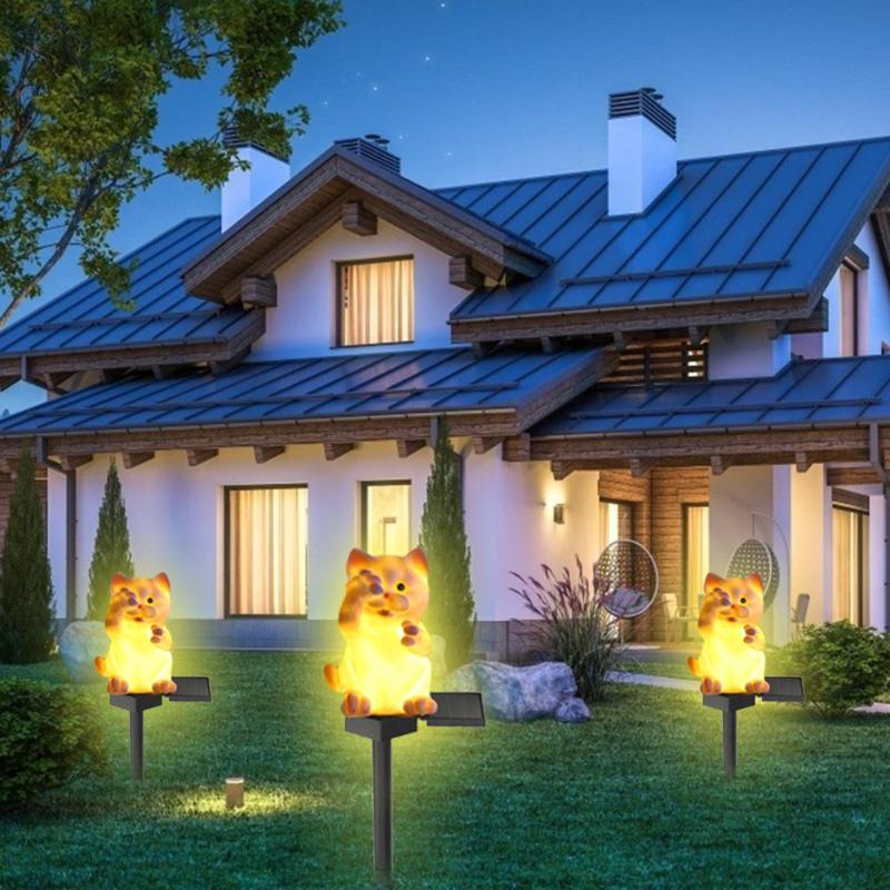 Ugle solenergi ledet kattunge form harpiks plen nattlys utendørs hjem hage vanntett gårdsplass vei landskap lamper