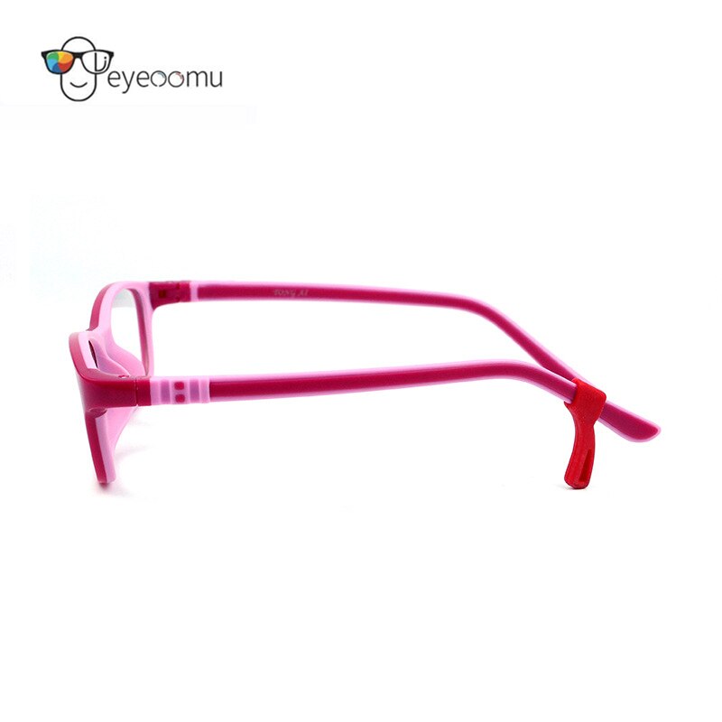 Eyeoomu børnebriller  tr90 silikone optiske briller med gummihylster sport børn nærsynethed dreng hypermetropi pige sammenfoldeligt stel