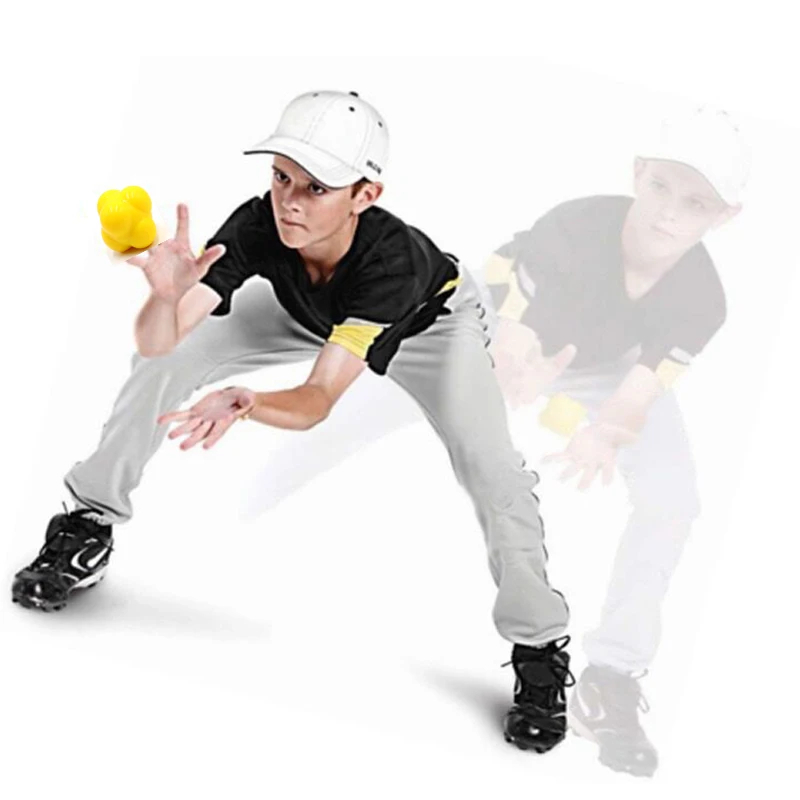 68mm hexagonala reaktionsbollar i silikon, smidighets- och koordinationsboll, reflexövning, fitnessboll, lämplig för barn och vuxna