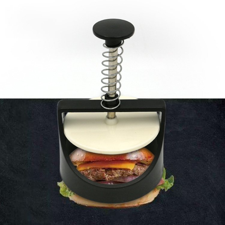 Kitchen Round Shape Burger Press Food-Grade ABS Hamburger Meat Press Beef Grill Hamburger Press Patty Maker Mold Kitchen Tools: Burger Press