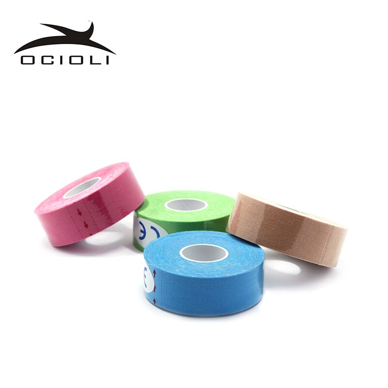 2.5cm X 5m Kinesiology Kinesiotape Roll Cotton Elastic Adhesive Sports Muscle Patch Tape Bandage Physio Strain Injury Support