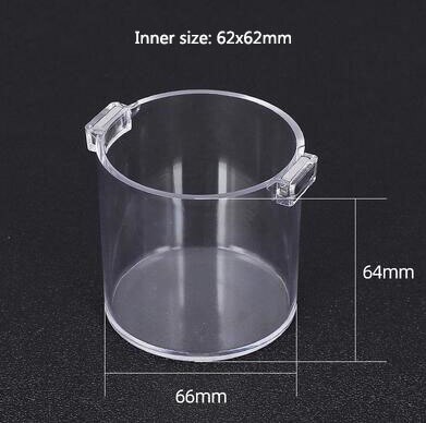 Magnetic emergency stop button protective cover control cabinet complete set of power distribution cabinet dust cover: Pink