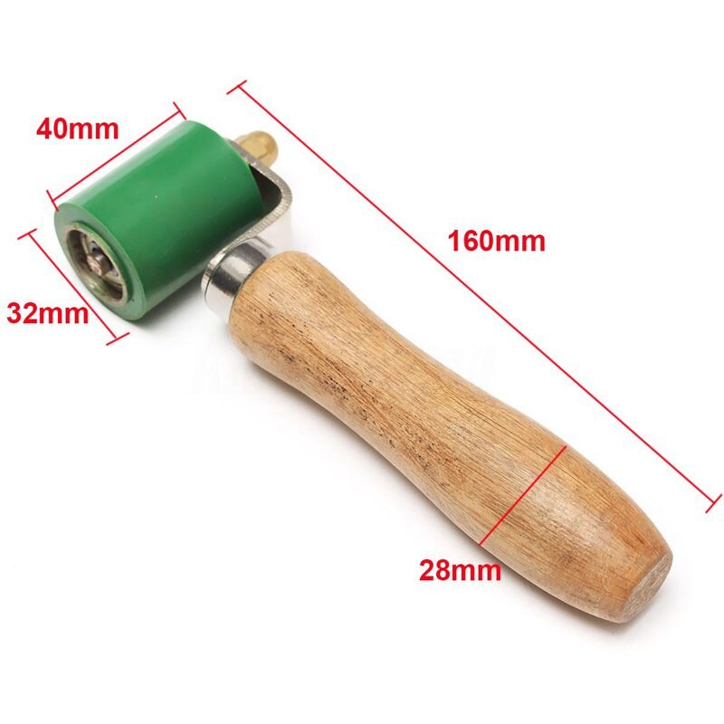 ABSF 40mm Silicone Seam Hand Pressure Roller For Air Heating Vinyl Welding Tool