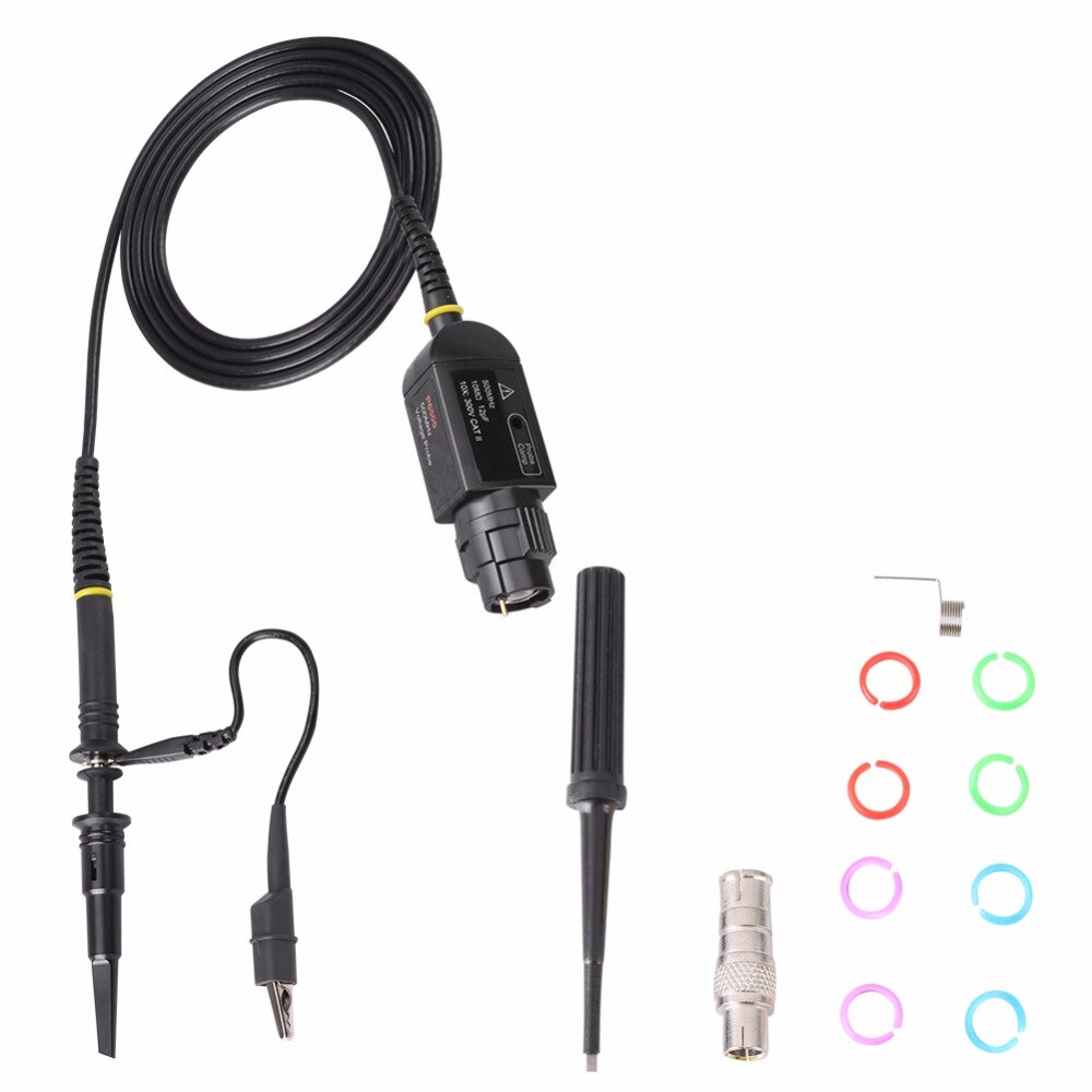 P6500 500MHz 10X Oscilloscope Probe Attenuation ratio High Accuracy Oscilloscope Passive Probe Clip Oscilloscope Probes