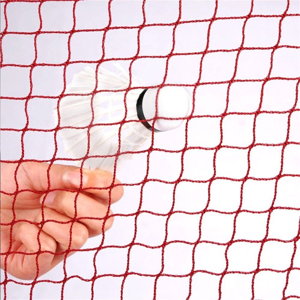 1 stück tragbares outdoor-sportgerät badminton tennis volleyballnetz für strand garten indoor outdoor spiele rot
