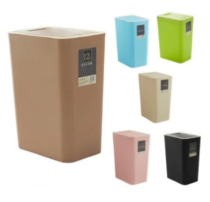 Lata de lixo do banheiro cesta de poeira de vedação automática inteligente com tampa de plástico papel higiénico lixo mão à prova dwaterproof água