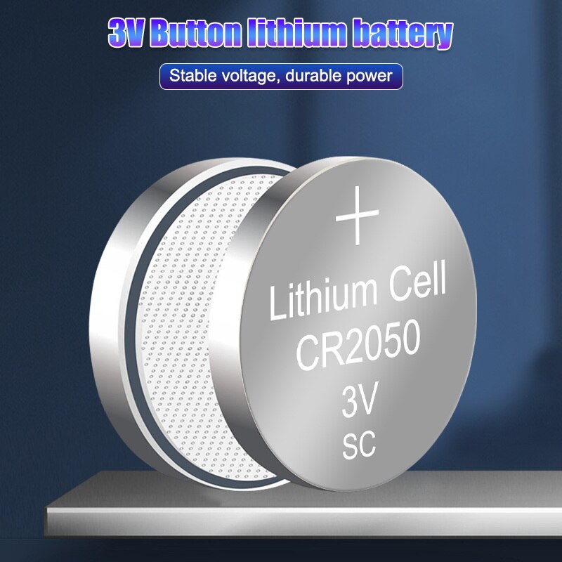 8PCS 3V CR2050 2050 Li-ion Button Battery Remote control electronic watch auto tire pressure monitor special Battery