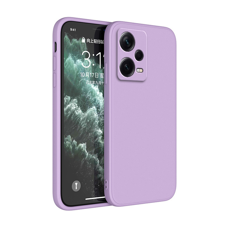 Funda cuadrada de silicona mate para Xiaomi Redmi Note 12 5G Note 12 Pro + Fundas suaves Redmi Note12 Pro Plus 5G Fundas básicas mate: Microfibra / Verde militar