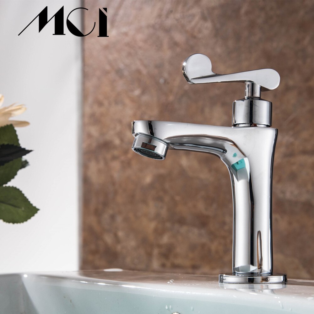 Tall bath sink faucet bathroom basin water mixer tap bathroom single sink faucet Mci