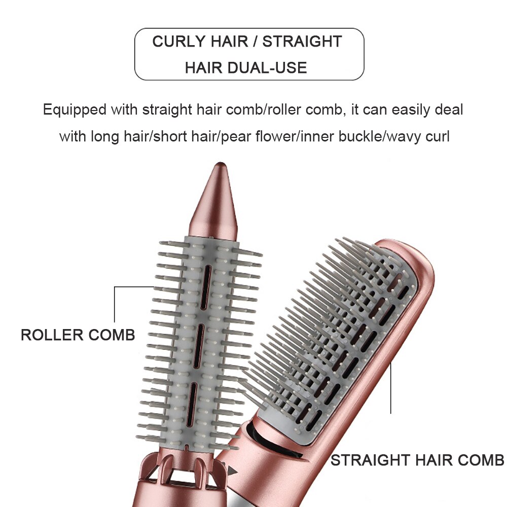 Blow Dryer Brush Hair Dryer Brush Electric Hair Brush Blow Dryer Straightener & Curler Brush Reduce Frizz And Knotting for Women