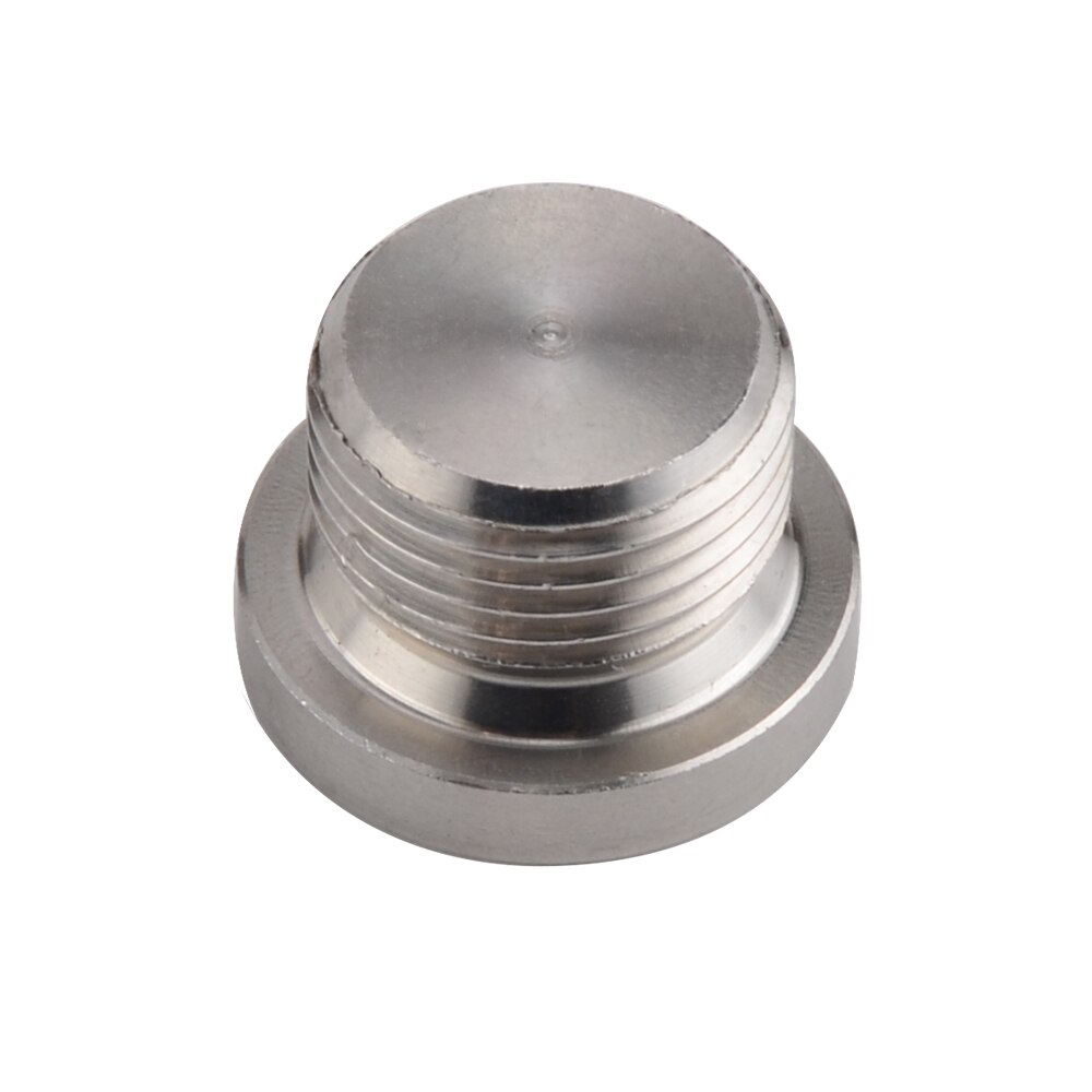 H2CNC O2 OXYGEN SENSOR STAINLESS STEEL BUNG PLUG CAP M18x1.5MM THREAD HEX BUNG 304 Stainless Steel