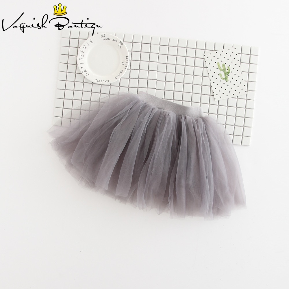 Baby pige net slør nederdel børn sød prinsesse tøj fødselsdag småbørn bold kjole fest kawaii tutu nederdele