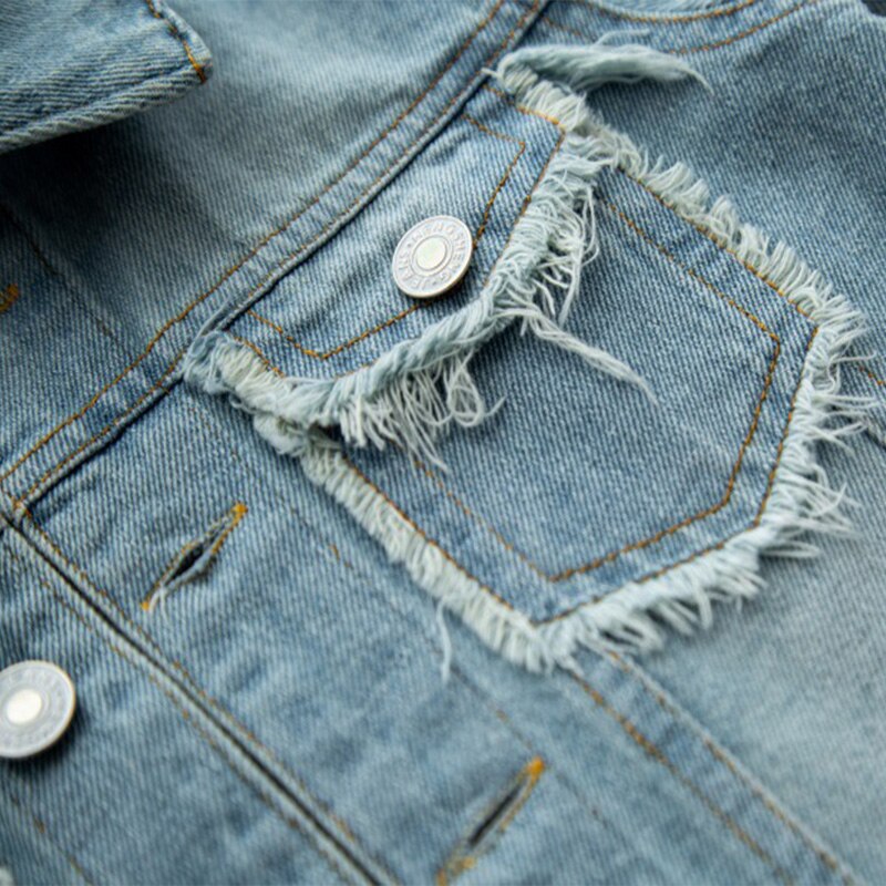 Kids Denim Jasje Voor Meisjes Kind Jas Lente Herfst Kinderen Jas Bovenkleding Kleding Mode Teen Tops