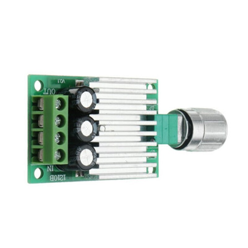 Pwm Dc 12V 24V 10A 240W Power Dc Motor Controller Speed Regulation Dimming Switch Potentiometer with Switch Function