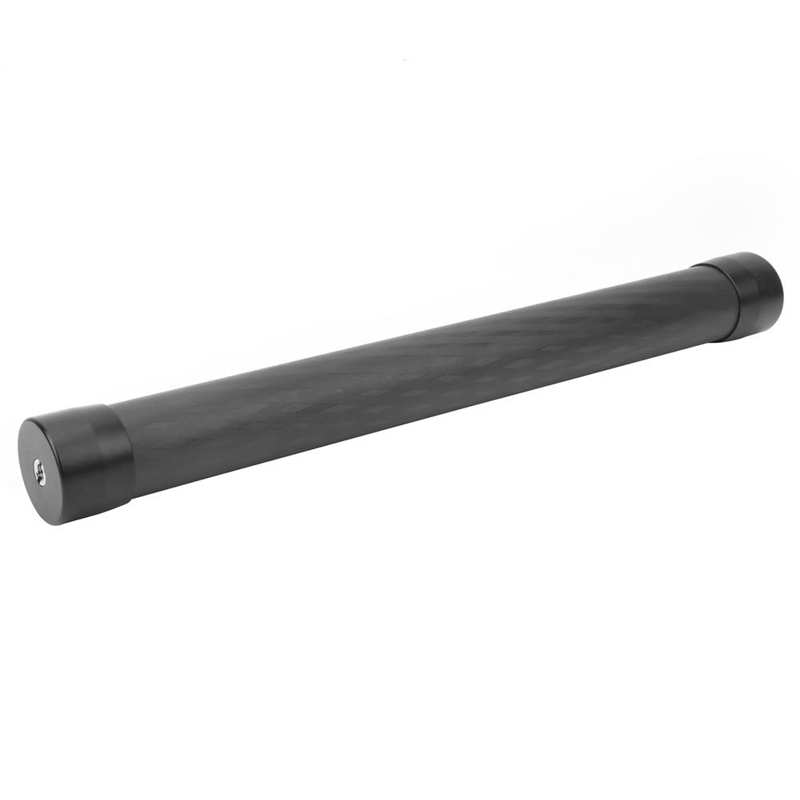 Palo de extensión de fibra de carbono de 36cm, varilla de extensión de cardán con tornillo de 1/4 pulgadas para accesorios estabilizadores Zhiyun/Feiyutech/DJI