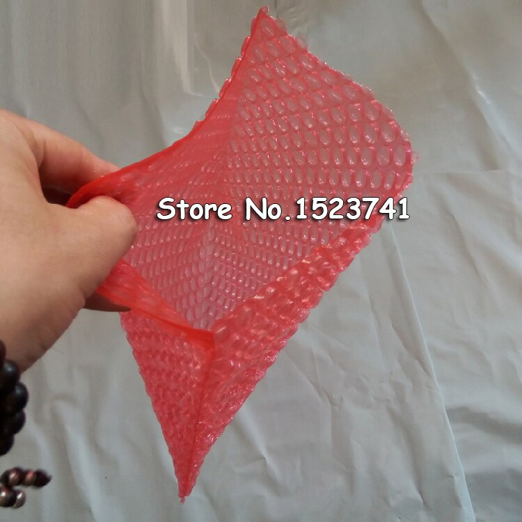 Red 100pcs Anti-Static Bubble Bags 15*20cm Bubble Envelopes Wrap Bags Pouches packaging PE Mailer Packing package