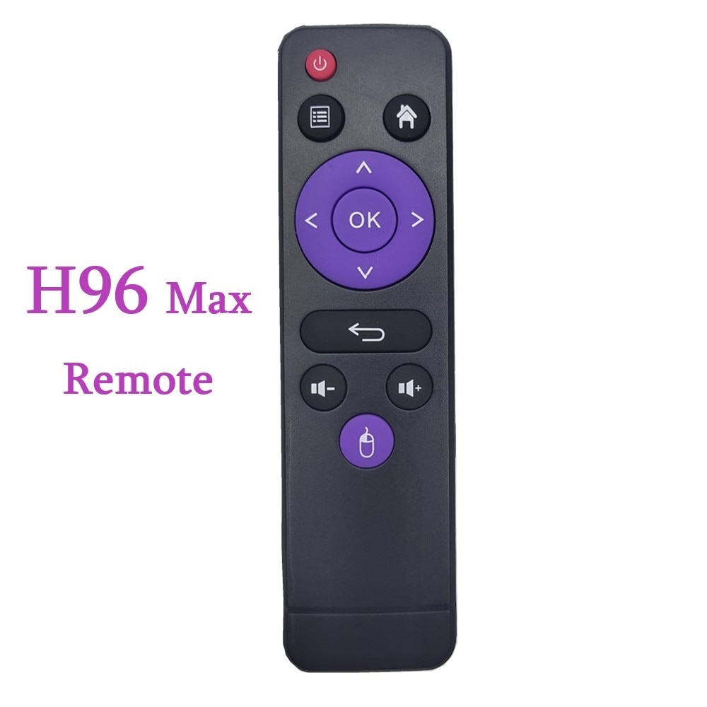 IR H96 MAX Remote Control for H96Max X3 H96 Mini Mx10pro MX1 RK3318 H6 Andorid TV BOX Remote Controller