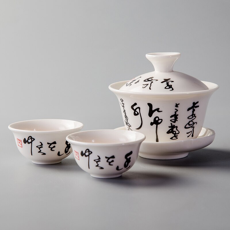 1 st 22ml kina porslin kung fu tekoppsset keramik teservering teservis teskålkoppar &amp; fat dryckesföremål  d054: Teaset 2