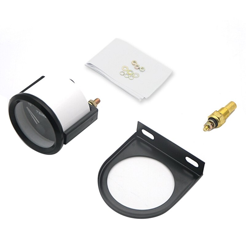 2-Inch 52MM LED CAR WATER TEMP METER GAUGE Pointer+ Sensor & Fitting Kit