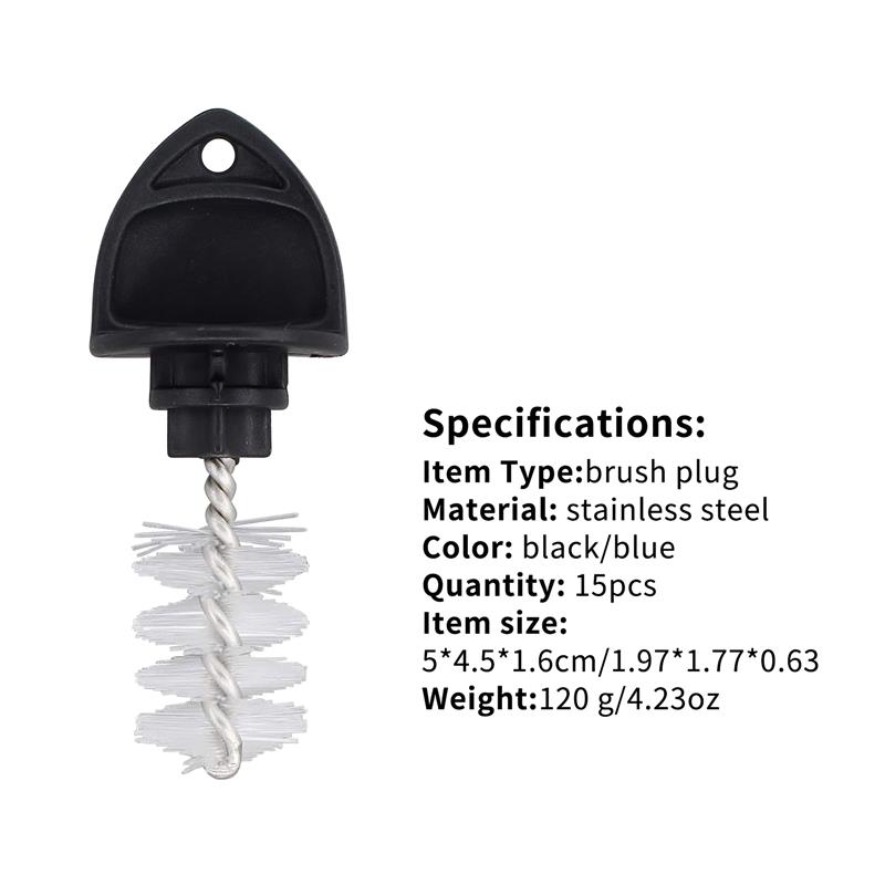 Bouchons de bière, brosse de robinet de bière, brosse de nettoyage de robinet, capuchon d'hygiène, brosse de robinet de bière, outil de capuchon de robinet de bière, 15 pièces