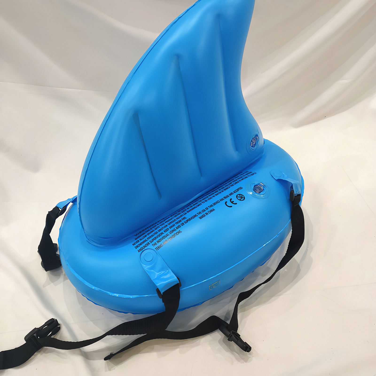 Juguete de chico para aprender a nadar, aleta de tiburón, inflable, para niños, boya salvavidas, flotadores, anillos de natación
