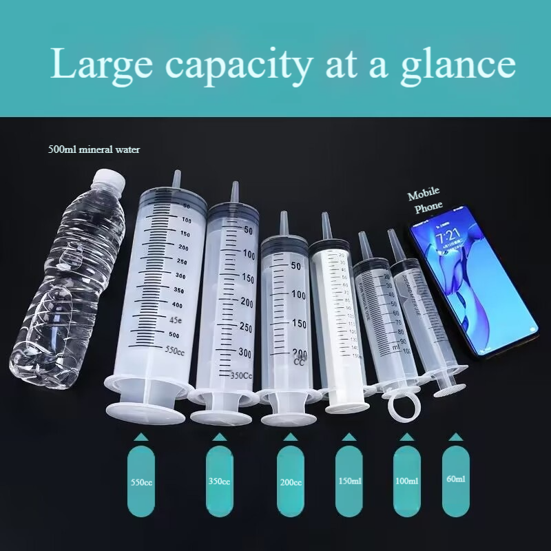 60-550ml Spuit Oliepomp Auto Brandstoftank Vulapparatuur Vloeistof Extractor Met 1m Slang Herbruikbare Naaldcilinder Vloeistofverversing