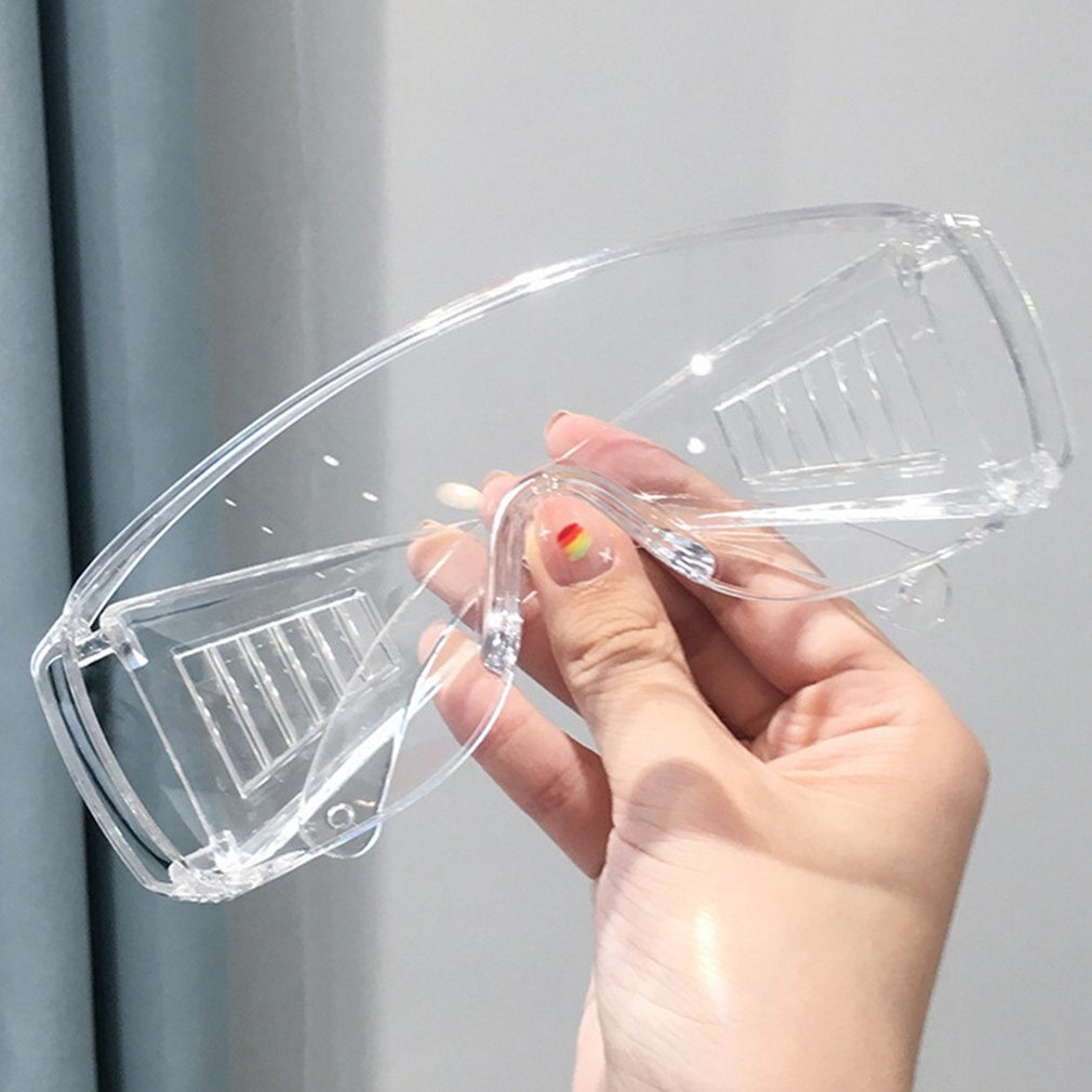 Safety Glasses Lab Eye Protection Protective Eyewear Clear Lens Workplace Safety Goggles Anti-dust Supplies