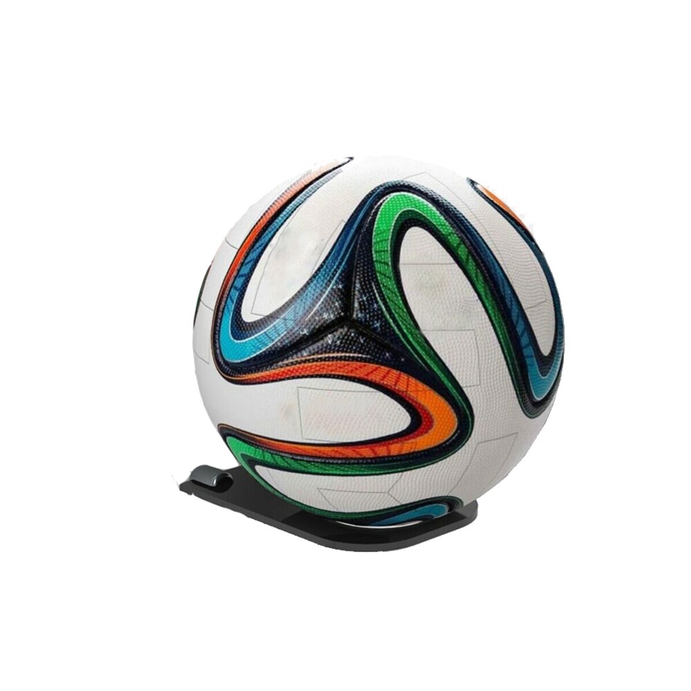 Set of Football Display Stand Acrylic Basketball Wall Mount Ball Supports Bracket Holds for Footballs Basketballs Volleyballs