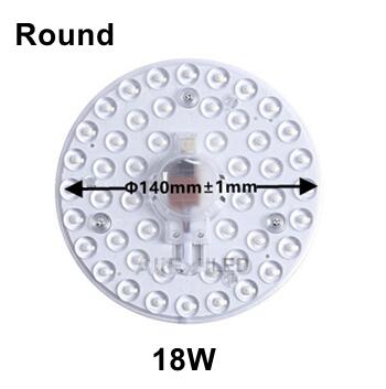 36W 24W 18W 12W Led Ring Panel Cirkel Licht SMD2835 Led Ronde Plafond Boord Cirkelvormige lamp Board AC220V 230V 240V Led Licht: Round 18W 220V / Warm White Updated