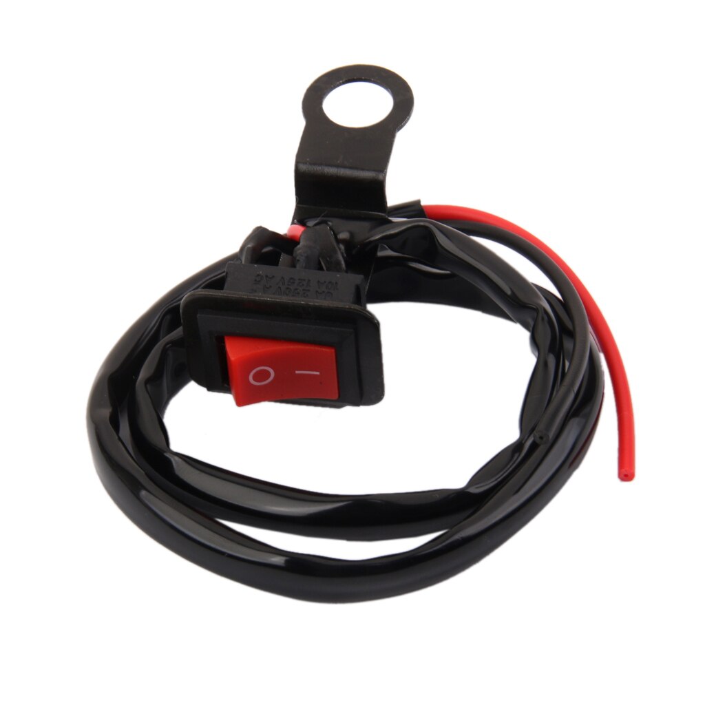 On/OFF Kill Switch Scooter Motorcycle ATV Handlebar Hazard Fog Spot Light