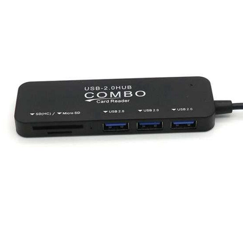 1 Uds 5 puertos USB 2,0 cargador HUB adaptador y 1 Uds 4 puertos USB Hub Splitter USB 2,0 Hub LED con 4 interruptores de encendido/apagado