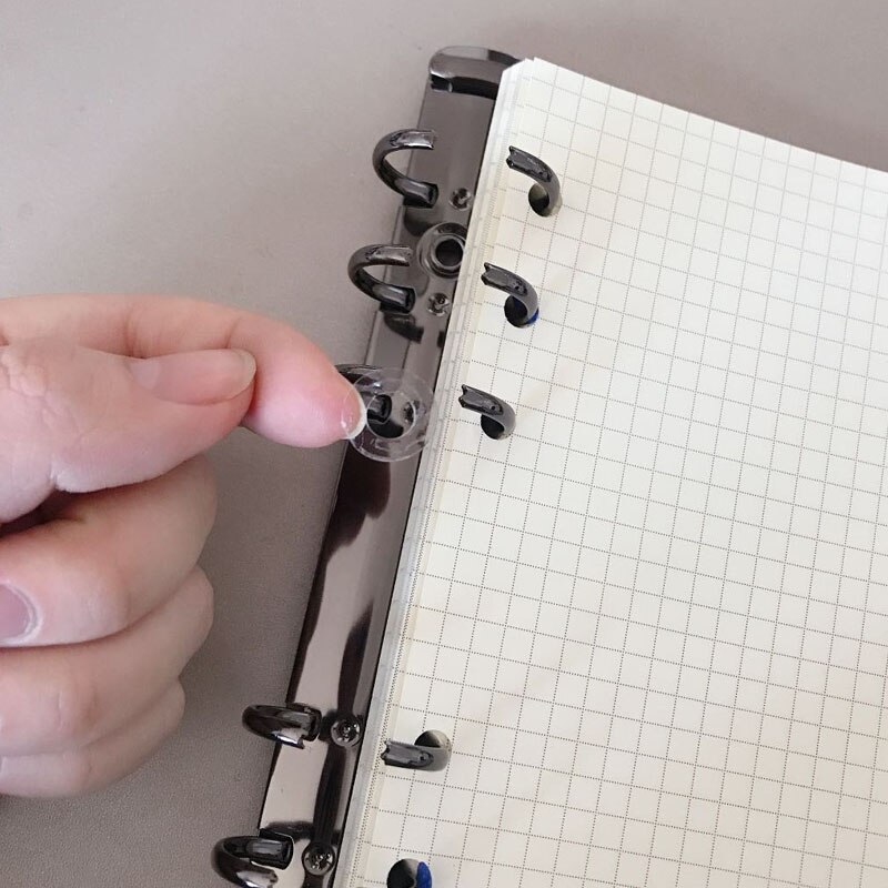 A5 A6 6-Holes Notebook Refills Journal Inner Pages Notebook Planner Filler Line Blank Grid Diary Metal Loose Leaf Binder Clip Co
