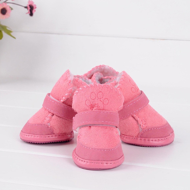 Kleine hond kat huisdier schoenen chihuahua puppy winter warme laarzen schoenen s-xxl 2 kleuren