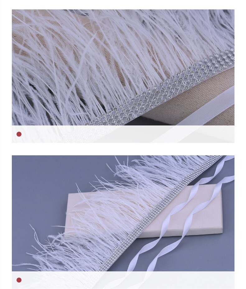 JaneVini-cinturón con cuentas de plumas de decoración para mujer, cinturones nupciales con diamantes de imitación de cristal para vestido de boda, joyería para novia y dama de honor