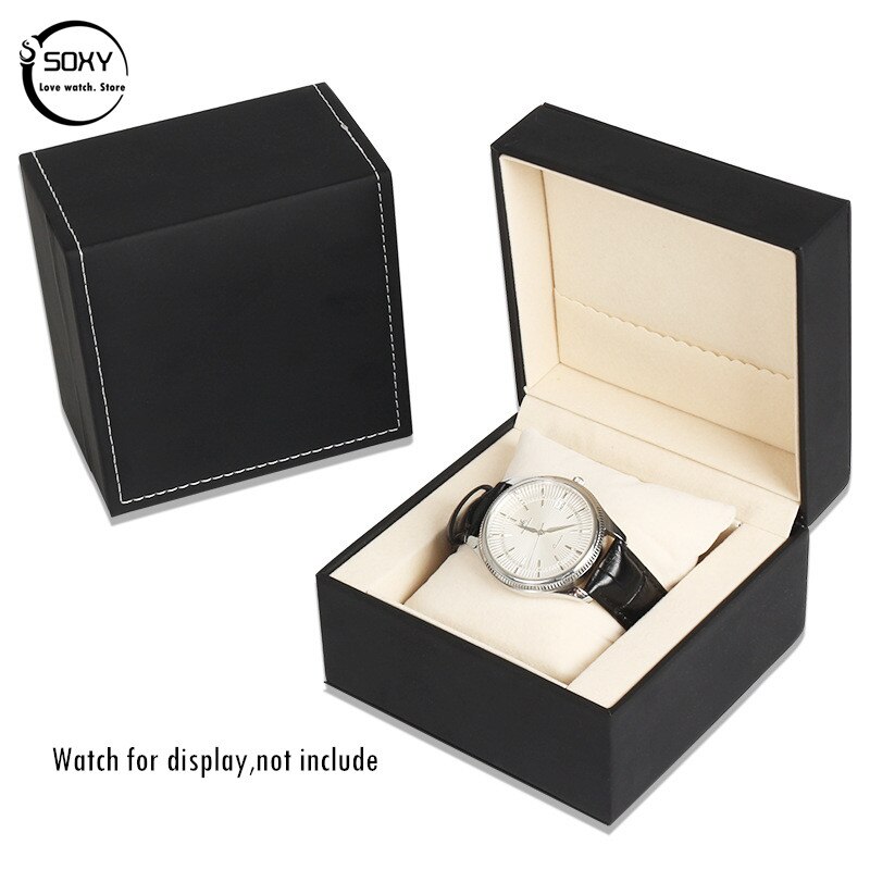 Professionele Hoogwaardige Horloge Doos Mode Luxe Kunstleer Horloge Doos Opbergdoos Relogio Pakket Box Boite Montre